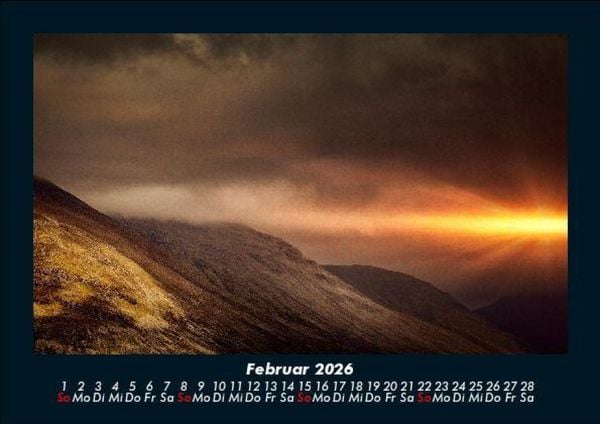 Produktbild: Landschaftskalender 2026 Fotokalender DIN A5