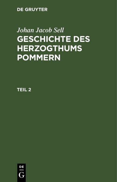 Produktbild: Geschichte des Herzogthums Pommern. Teil 2