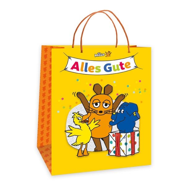 Produktbild: Tr&ouml;tsch Die Maus Alles Gute Geschenktasche gro&szlig; 3D