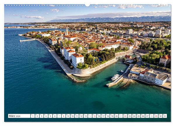 Produktbild: Kroatien von oben (hochwertiger Premium Wandkalender 2026 DIN A2 quer), Kunstdruck in Hochglanz