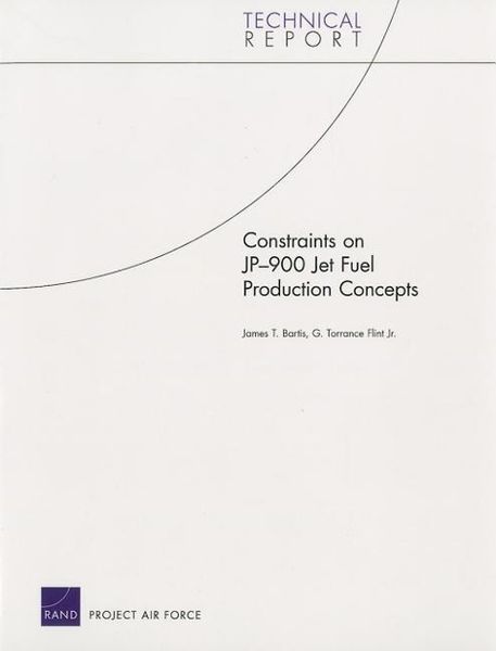 Produktbild: Constraints on Jp-900 Jet Fuel Production Concepts