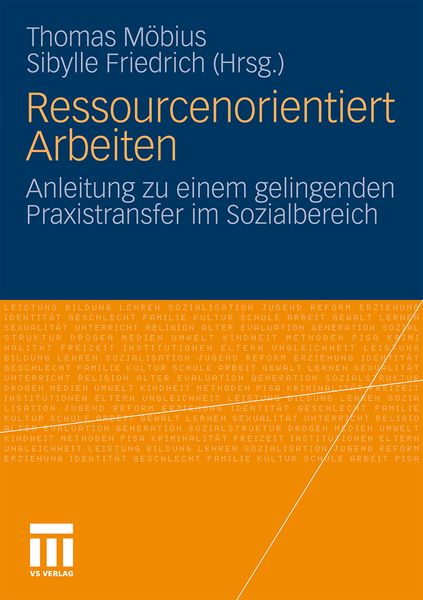 Ressourcenorientiert Arbeiten, Taschenbuch von Thomas Möbius,Sibylle Friedrich, VS Verlag für Sozialwissenschaften, 978-3-531-16831-9