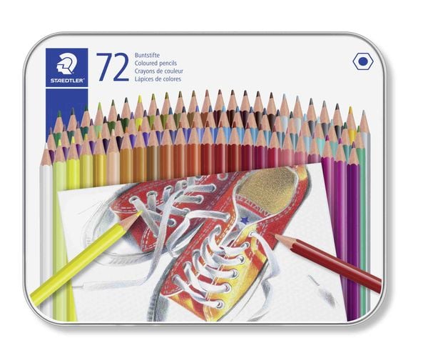 STAEDTLER Buntstifte hexagonal 72er Set