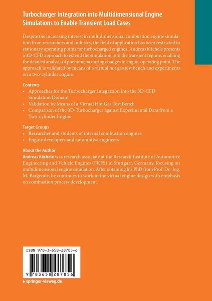 Produktbild: Turbocharger Integration into Multidimensional Engine Simulations to Enable Transient Load Cases