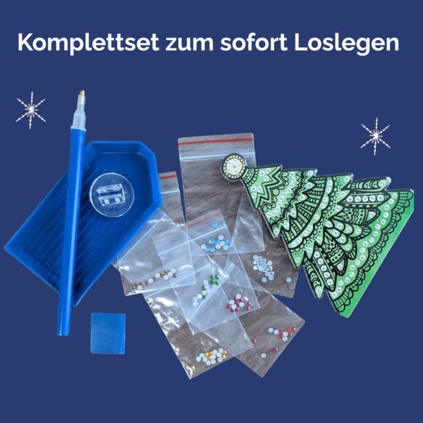Produktbild: Diamond Painting Set Weihnachtsbaum
