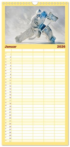 Produktbild: Familienplaner 2026 - Olympia. Anders. mit 5 Spalten (Wandkalender, 21 x 45 cm) CALVENDO