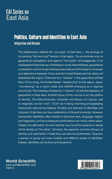 Produktbild: POLITICS, CULTURE AND IDENTITIES IN EAST ASIA