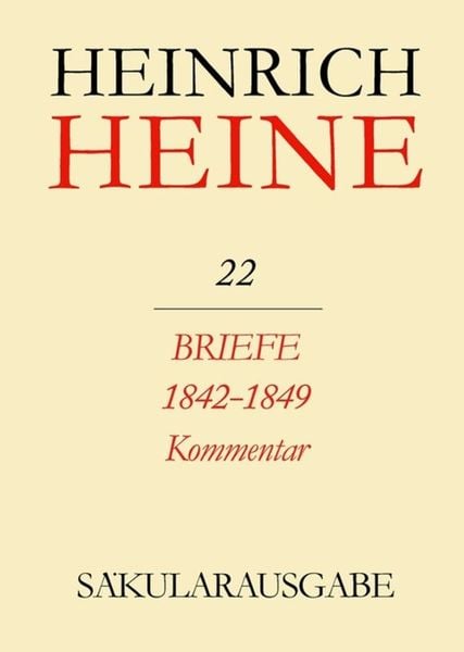 Produktbild: Briefe 1842-1849. Kommentar