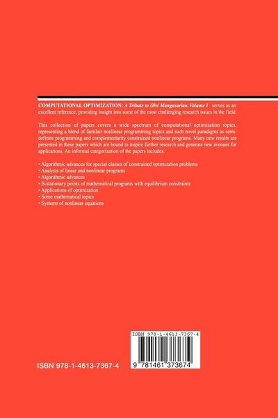 Produktbild: Computational Optimization