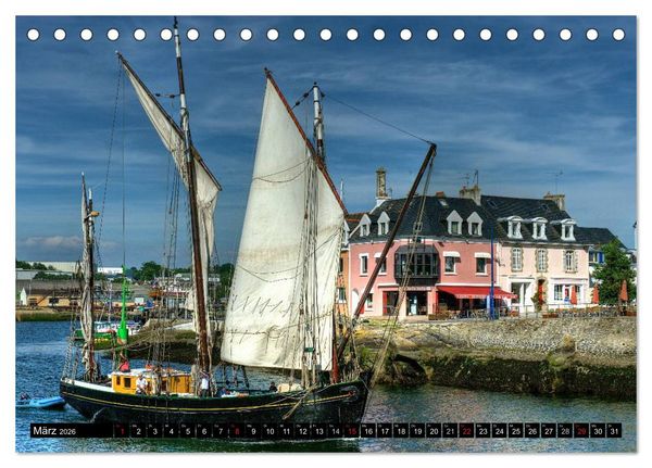 Produktbild: Die Bretagne - Eine Reise zum Ende der Welt (Tischkalender 2026 DIN A5 quer), CALVENDO Monatskalender