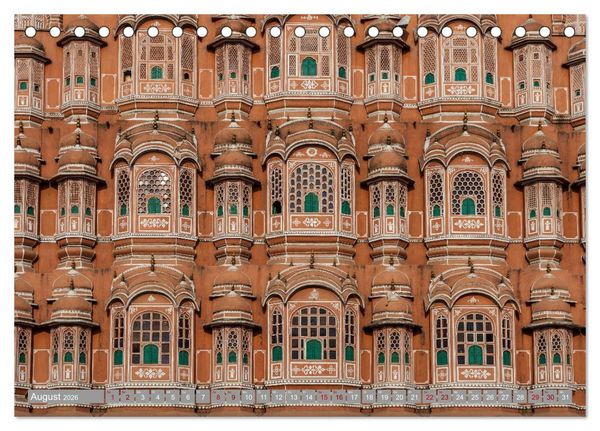 Produktbild: Indien Goldenes Dreieck (Tischkalender 2026 DIN A5 quer), CALVENDO Monatskalender