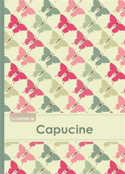 Produktbild: Le carnet de capucine lignes,