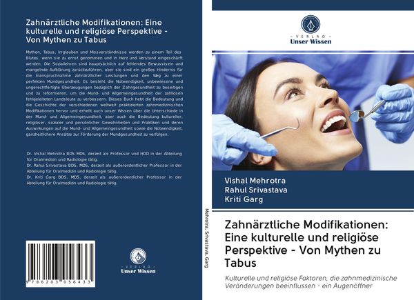 Produktbild: Zahn&auml;rztliche Modifikationen: Eine kulturelle und religi&ouml;se Perspektive - Von Mythen zu Tabus