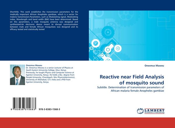 Produktbild: Reactive near Field Analysis of mosquito sound