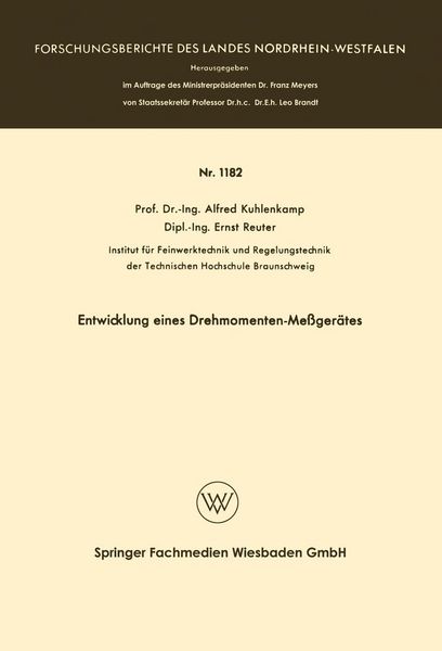 Produktbild: Entwicklung eines Drehmomenten-Me&szlig;ger&auml;tes