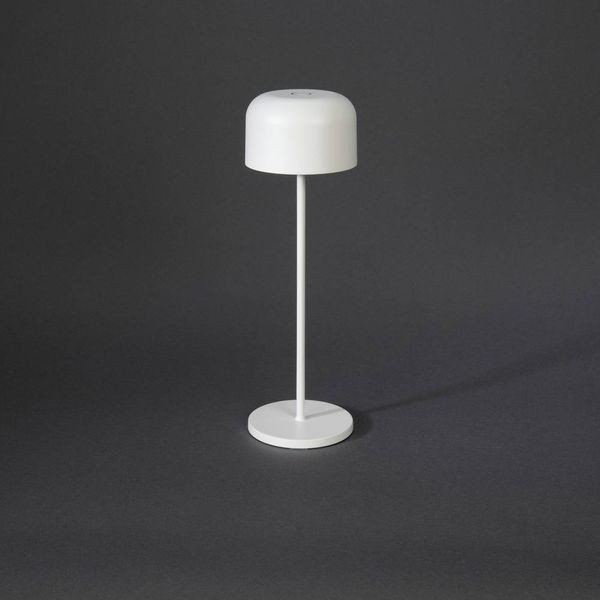 Produktbild: Konstsmide 7834-250 Lille LED-Akku-Tischlampe 3.5W Warmwei&szlig; Wei&szlig;