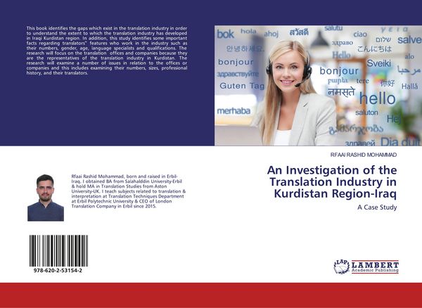 Produktbild: An Investigation of the Translation Industry in Kurdistan Region-Iraq