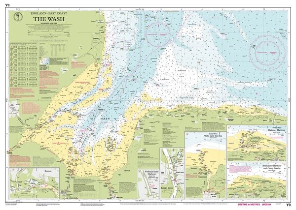 Produktbild: Y9 The Wash, Imray Chart
