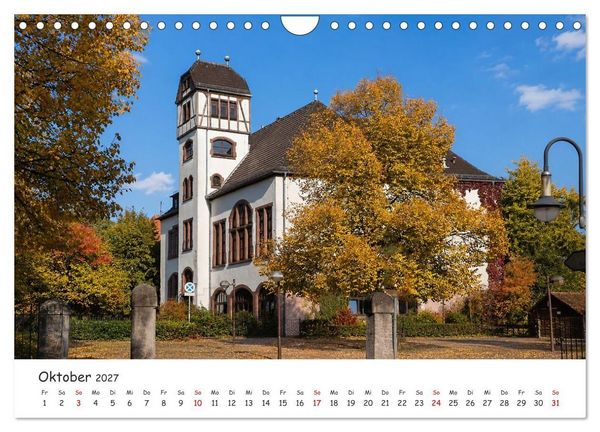 Produktbild: Hanau Kurpark und Kesselstadt (Wandkalender 2027 DIN A4 quer), CALVENDO Monatskalender