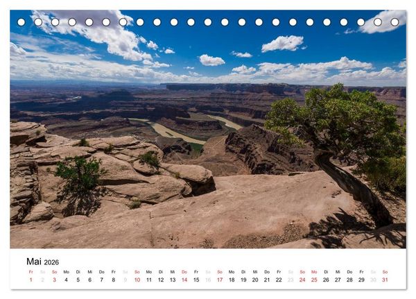 Produktbild: Nationalparks in Utah (Tischkalender 2026 DIN A5 quer), CALVENDO Monatskalender