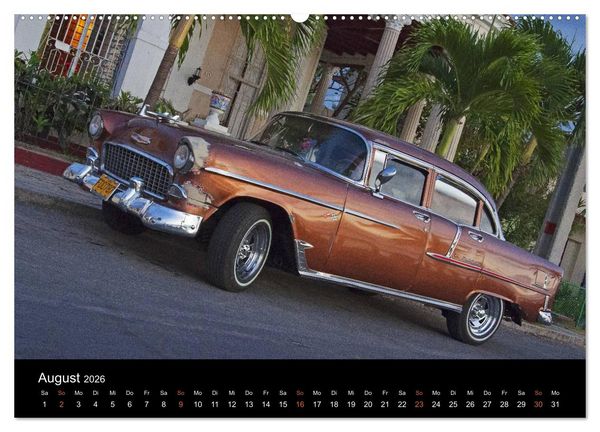 Produktbild: On the road in Cuba (hochwertiger Premium Wandkalender 2026 DIN A2 quer), Kunstdruck in Hochglanz