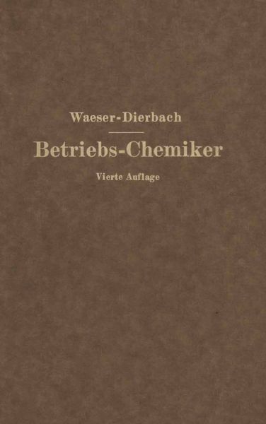Produktbild: Der Betriebs-Chemiker