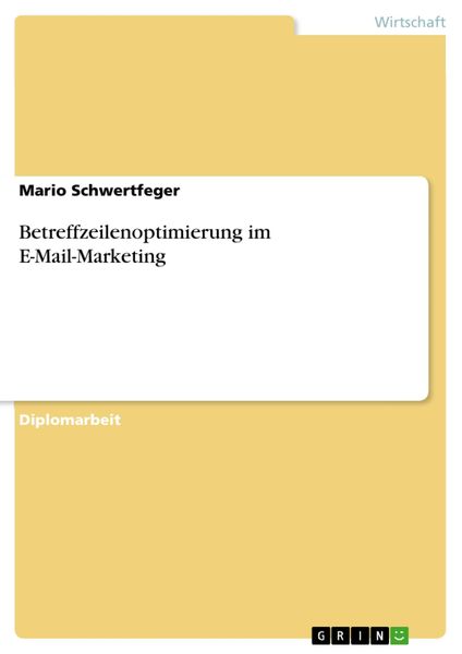 Produktbild: Betreffzeilenoptimierung im E-Mail-Marketing