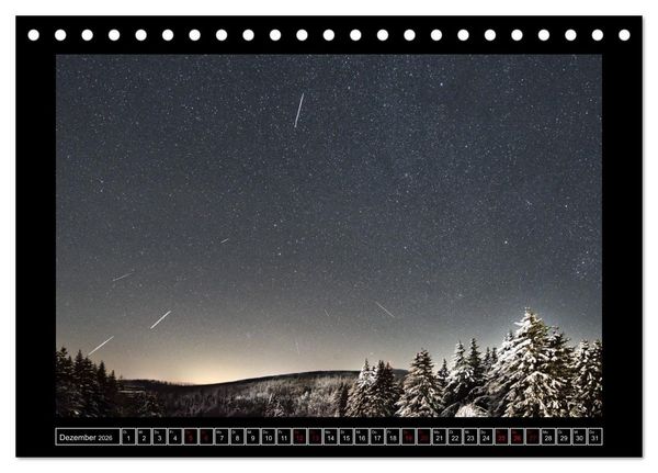 Produktbild: Astro-Kalender - Deep Sky und Landschaften (Tischkalender 2026 DIN A5 quer), CALVENDO Monatskalender