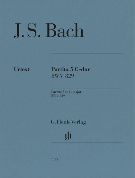 Produktbild: Johann Sebastian Bach - Partita Nr. 5 G-dur BWV 829