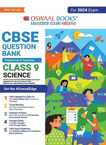 Produktbild: Oswaal CBSE Class 9 Science Question Bank (2024 Exam)