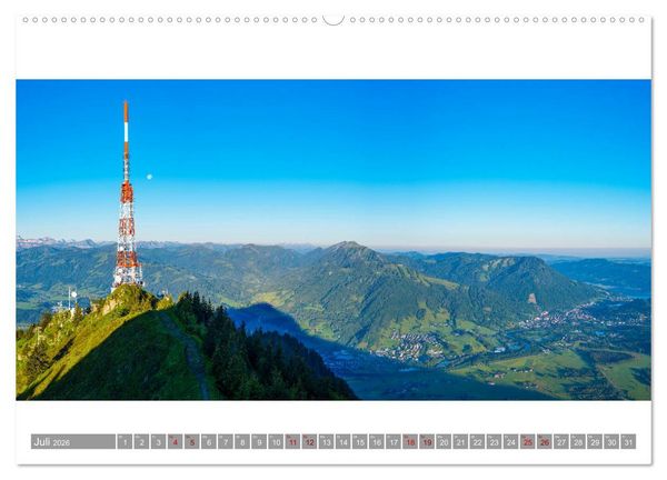 Produktbild: Oberallg&auml;u Panorama (hochwertiger Premium Wandkalender 2026 DIN A2 quer), Kunstdruck in Hochglanz