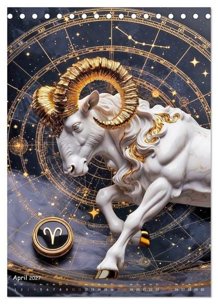 Produktbild: Zodiac Cosmos (Tischkalender 2027 DIN A5 hoch), CALVENDO Monatskalender