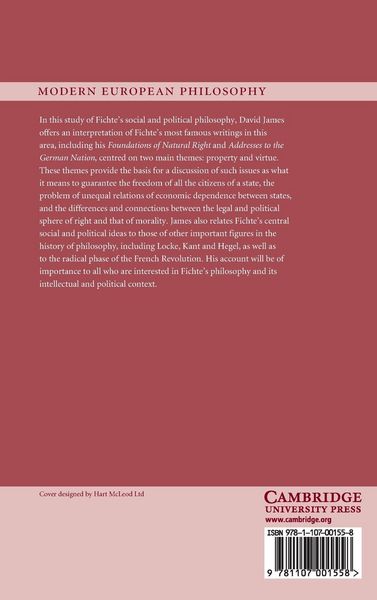 Produktbild: Fichte's Social and Political Philosophy