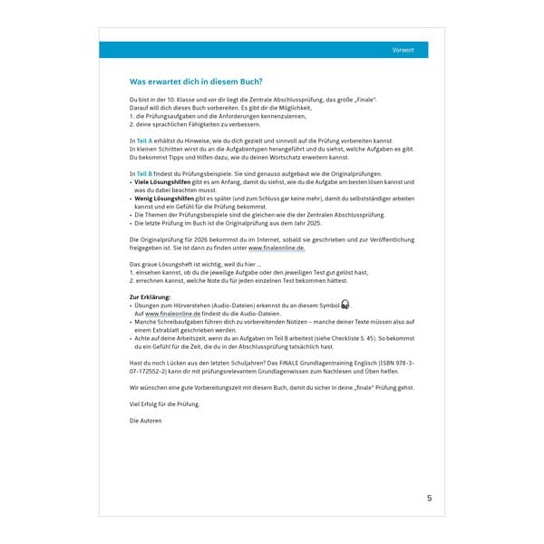 Produktbild: FiNALE Pr&uuml;fungstraining Erweiterter Erster Schulabschluss Nordrhein-Westfalen