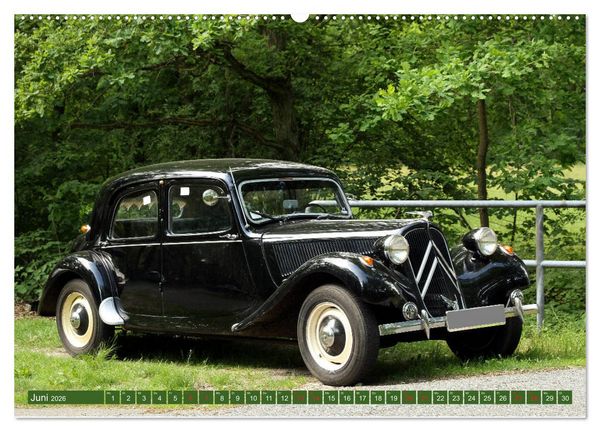 Produktbild: Oldtimer - Fahrzeuge die Geschichte schrieben (hochwertiger Premium Wandkalender 2026 DIN A2 quer), Kunstdruck in Hochglanz