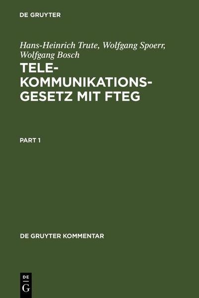Produktbild: Telekommunikationsgesetz mit FTEG
