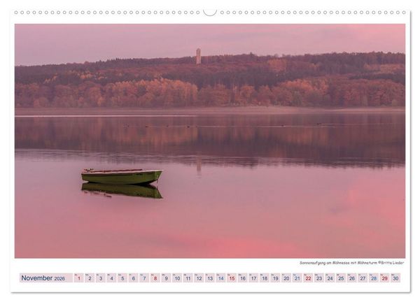 Produktbild: M&ouml;hnesee - das westf&auml;lische Meer (Wandkalender 2026 DIN A2 quer), CALVENDO Monatskalender