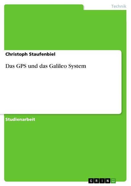Produktbild: Das GPS und das Galileo System