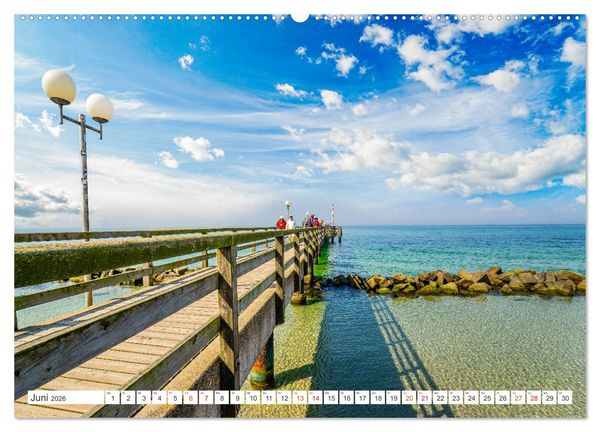Produktbild: Wustrow Impressionen (hochwertiger Premium Wandkalender 2026 DIN A2 quer), Kunstdruck in Hochglanz