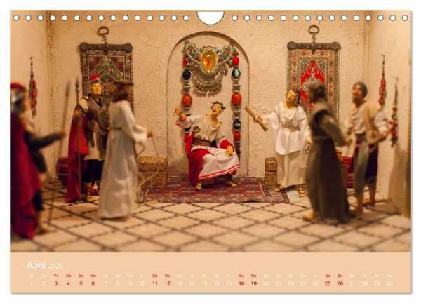 Produktbild: Passionskrippen (Wandkalender 2026 DIN A4 quer), CALVENDO Monatskalender