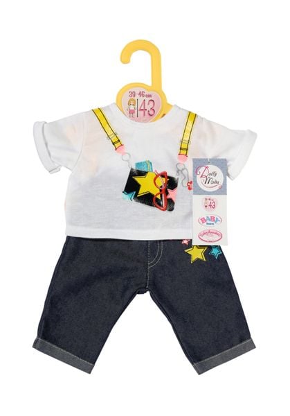Produktbild: Dolly Moda Jeanshose+Shirt Sterne 43
