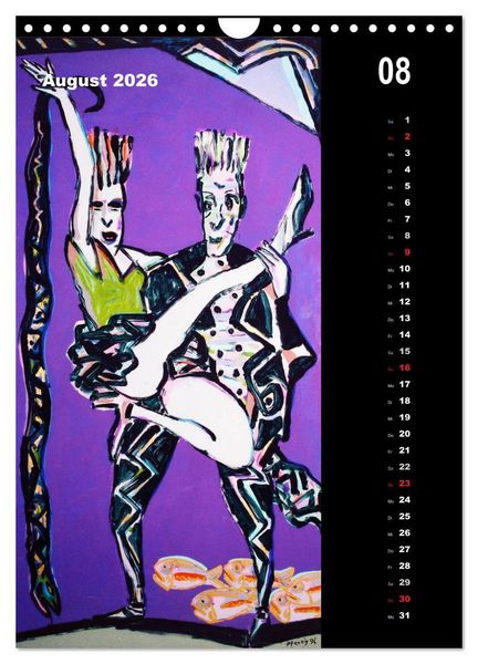 Produktbild: Wolf-Dieter Pfennig Kalender (Wandkalender 2026 DIN A4 hoch), CALVENDO Monatskalender