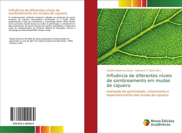 Produktbild: Influ&ecirc;ncia de diferentes n&iacute;veis de sombreamento em mudas de cajueiro
