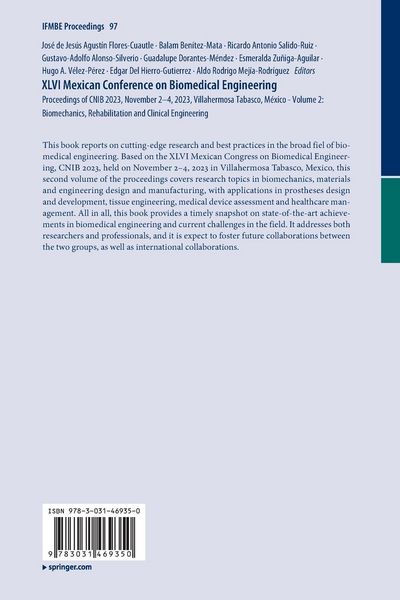 Produktbild: XLVI Mexican Conference on Biomedical Engineering