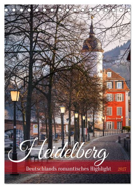 Produktbild: Heidelberg - Deutschlands romantisches Highlight (Tischkalender 2027 DIN A5 hoch), CALVENDO Monatskalender