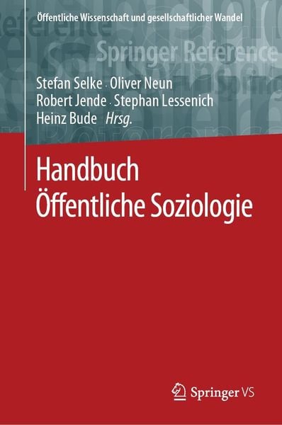 Produktbild: Handbuch &Ouml;ffentliche Soziologie