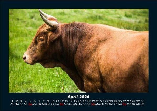 Produktbild: Kuhkalender 2026 Fotokalender DIN A5