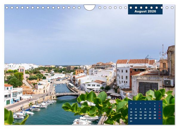 Produktbild: Menorca - die kleine Schwester von Mallorca (Wandkalender 2026 DIN A4 quer), CALVENDO Monatskalender