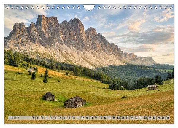 Produktbild: Faszination Dolomiten (Wandkalender 2027 DIN A4 quer), CALVENDO Monatskalender