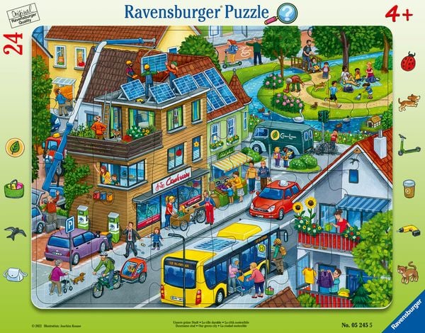 Puzzle Ravensburger Unsere grüne Stadt 24 Teile